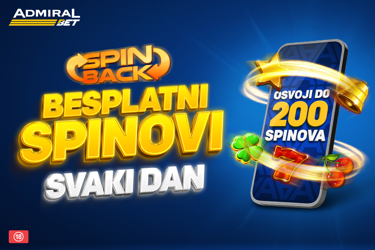 Do 200 besplatnih spinova svakog dana!